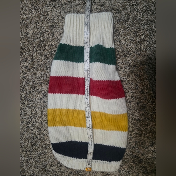 Knit Pendelton style dog Sweater - Picture 4 of 5